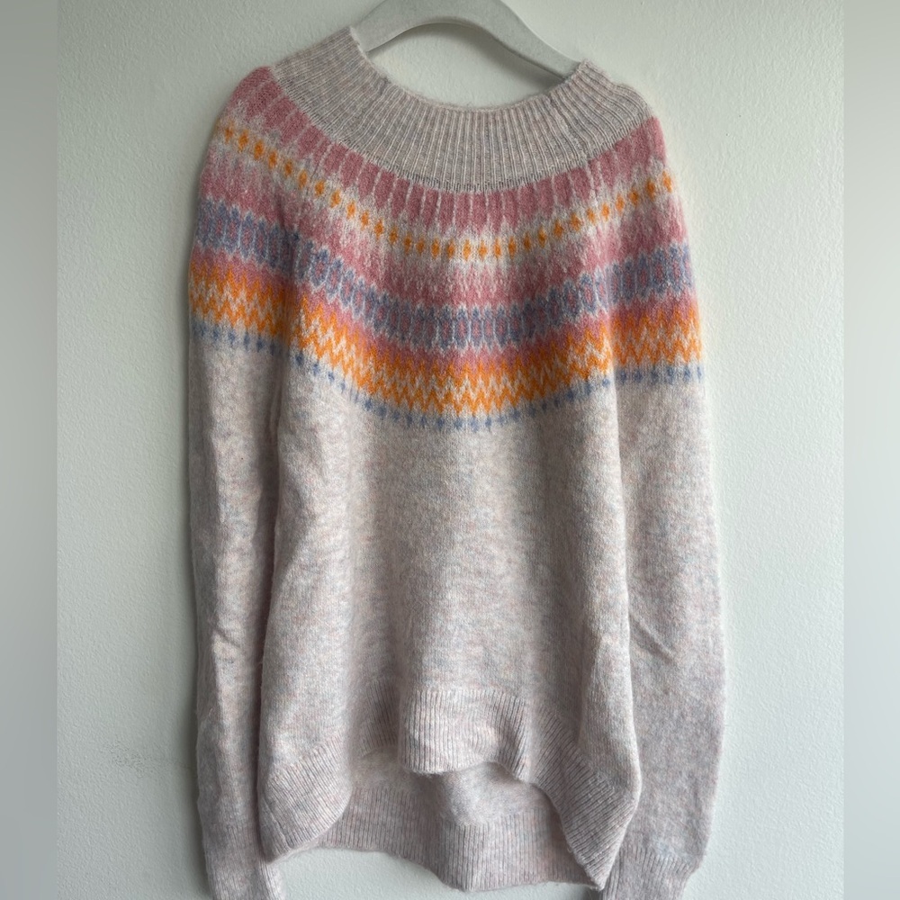 J.Crew Girls' Fair Isle Sweater Size 8/9 M